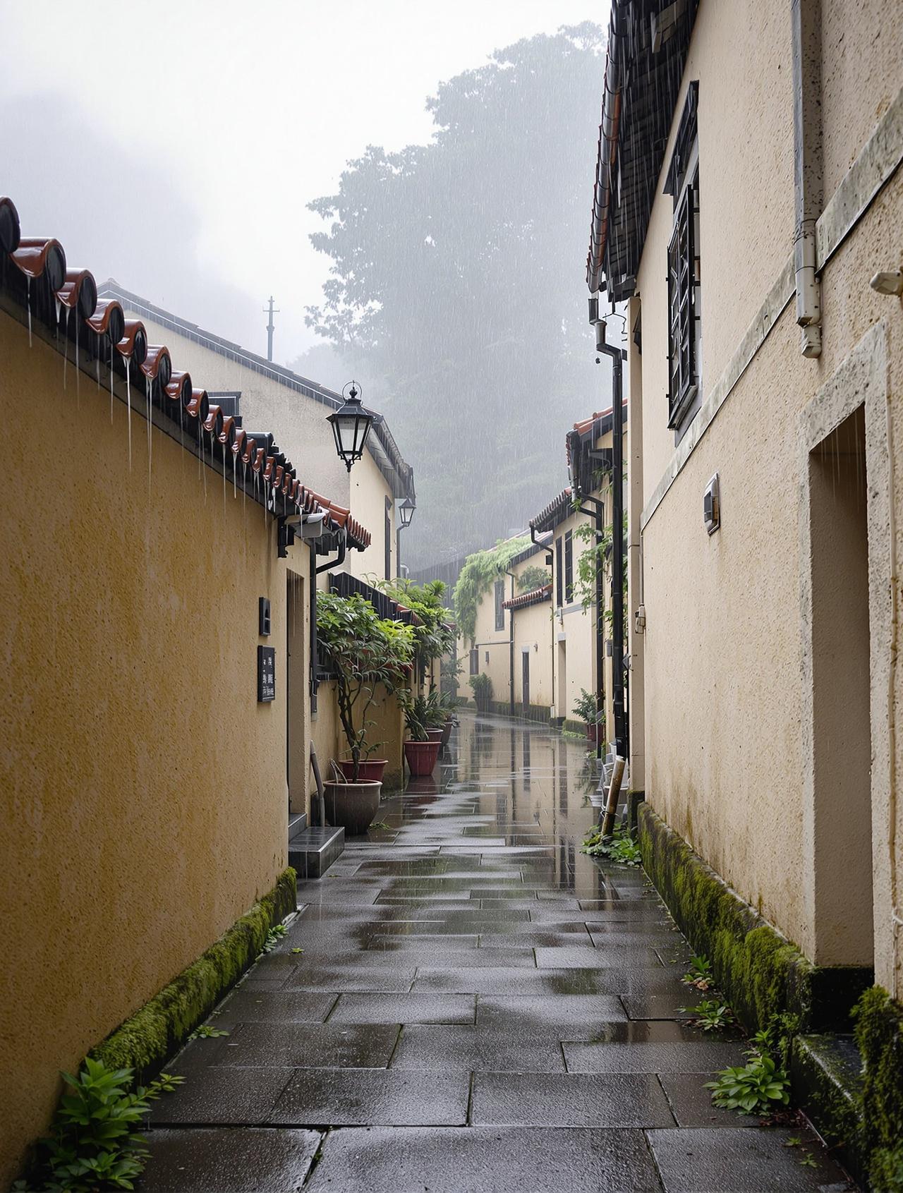 烟雨·江南小巷