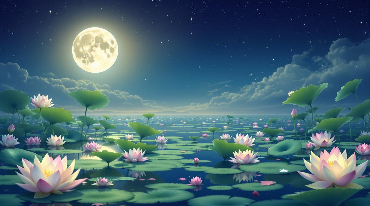 荷塘月色·夏夜絮语